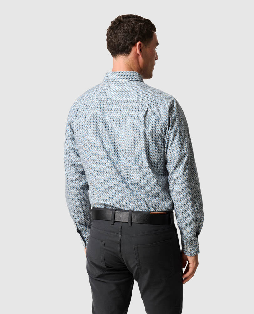 Maitlands Sports Fit Shirt, DUSK, Back