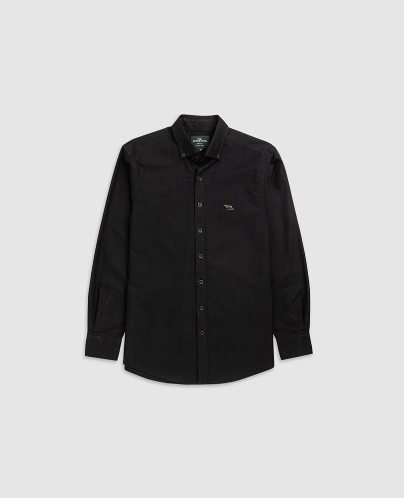 Gunn Oxford Pd Sports Fit Shirt, ONYX, Flat Lay