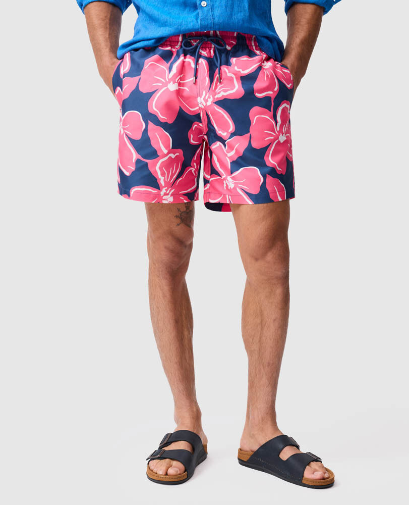 Broadford Swim Short, FUCHSIA, Front