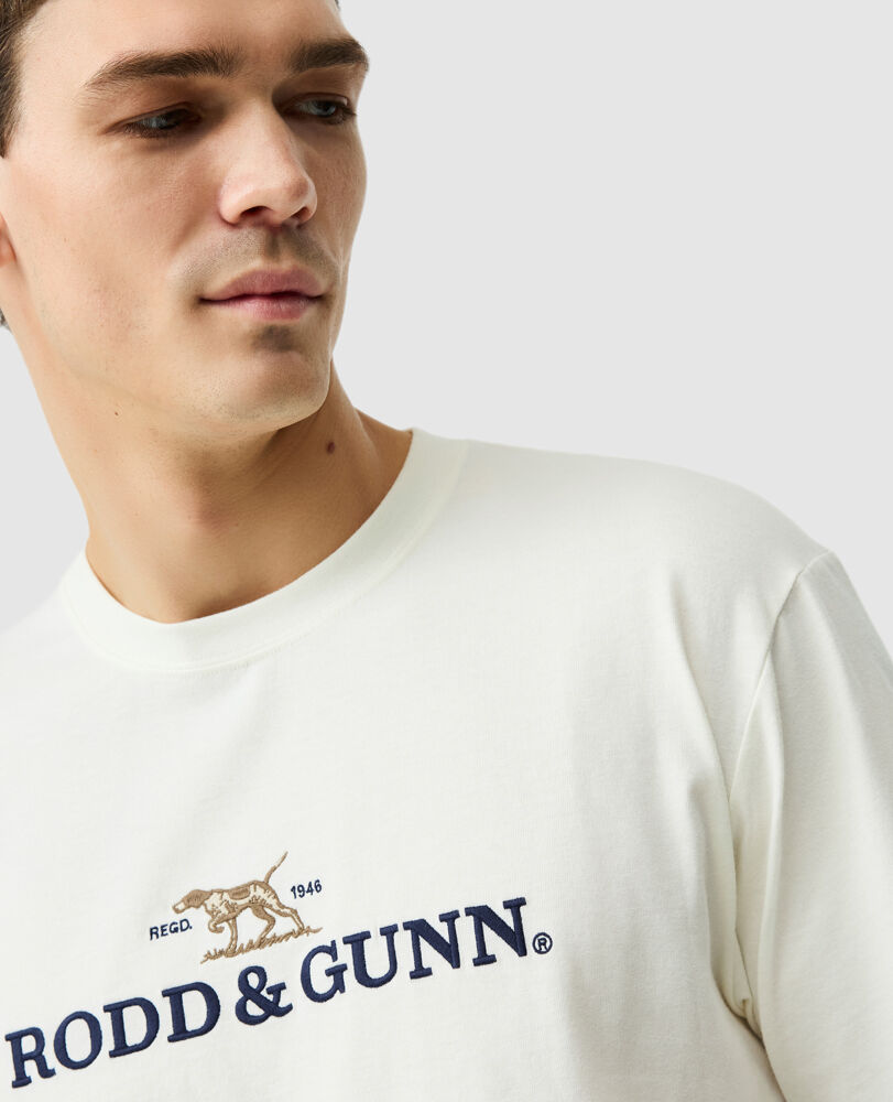 The Peaks Logo Original Fit Tee, VINTAGE WHITE, Flat Lay