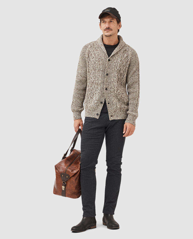 North East Valley Knit, OATMEAL, Off Front
