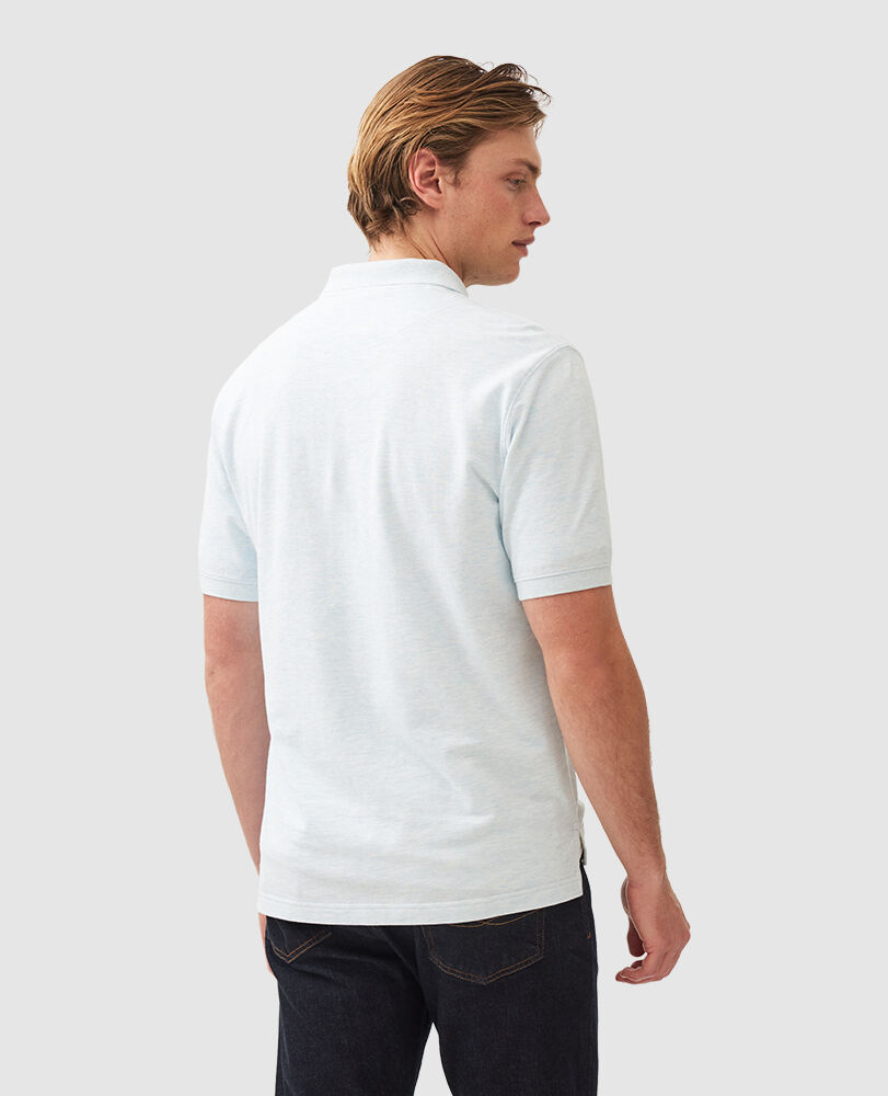 The Gunn Original Fit Polo, MIST, Back