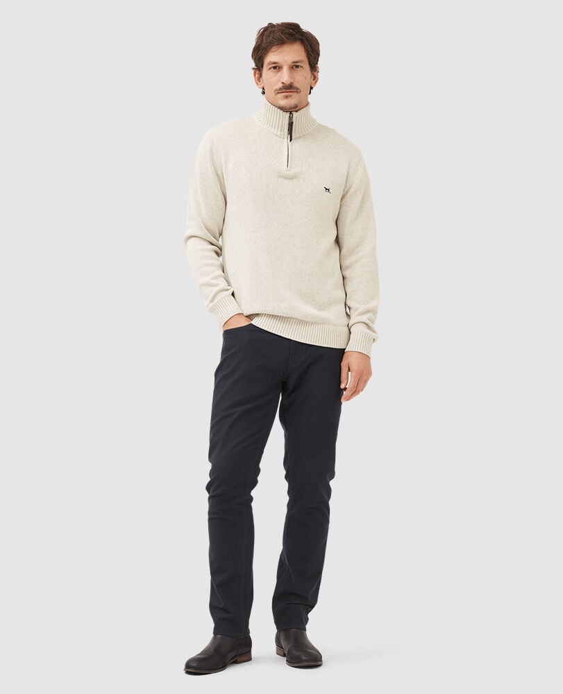 Merrick Bay Knit, NATURAL, Off Front
