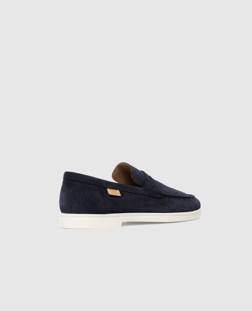 Marsden Bay Loafer, NAVY, Back