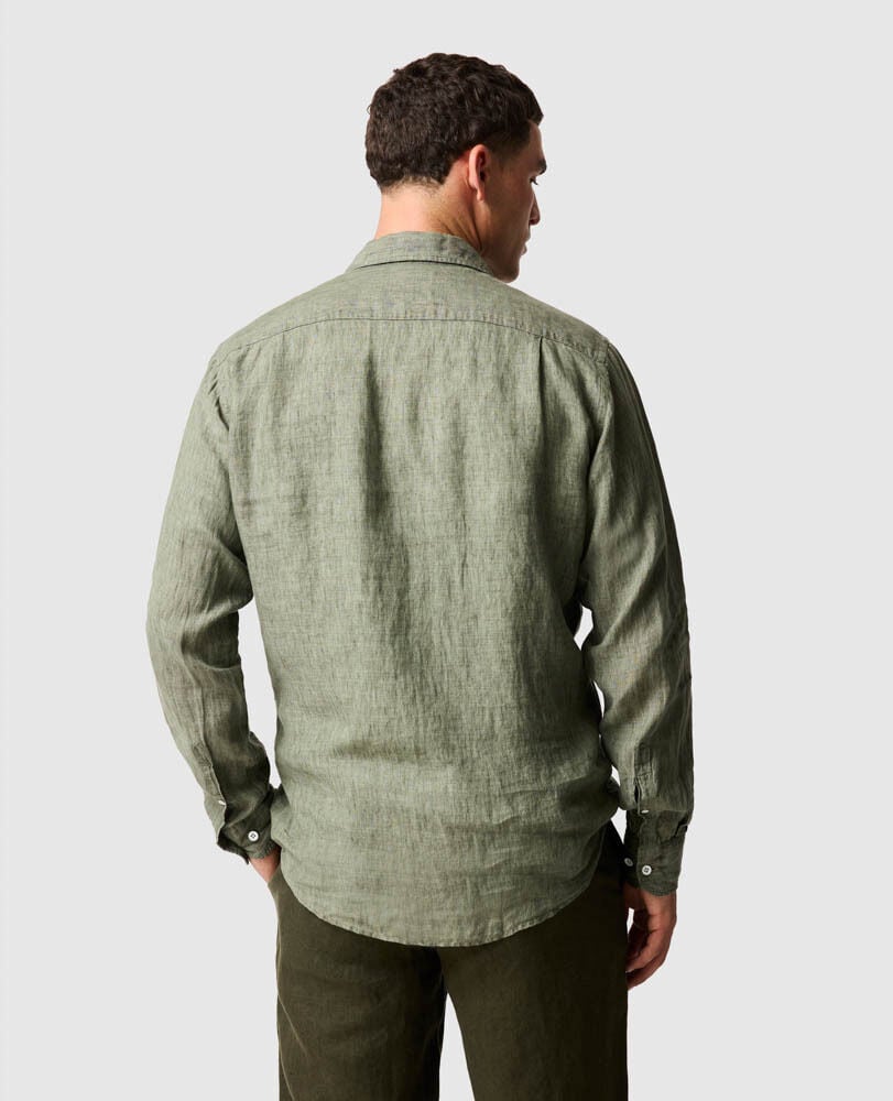 Coromandel Sports Fit Shirt, KELP, Back