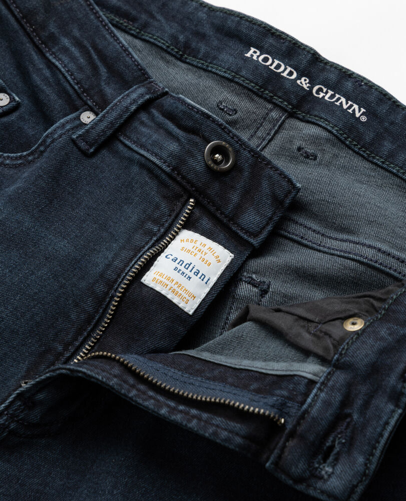 Weston Straight Italian Denim, BLUE BLACK
