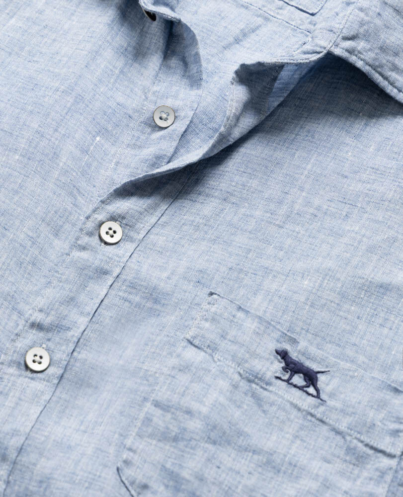 Cathedral Cove Sports Fit Shirt, DENIM, Detail 2
