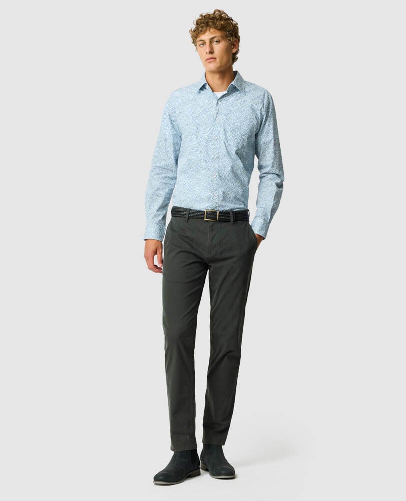 Thomas Road 2.0 Chino Pant, BAYLEAF, Off Front