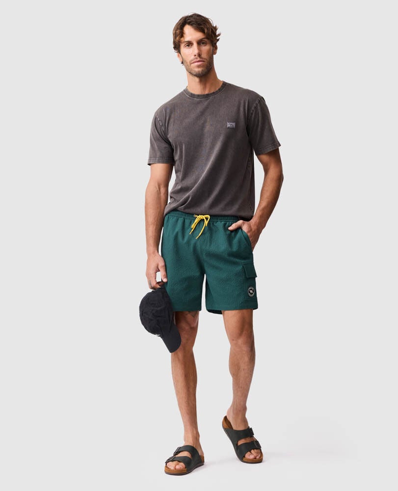 Winterton River Swim Short &middot; Teal LG, TEAL, Off Front