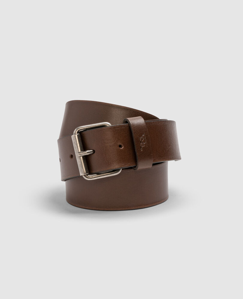 Anderson Avenue Belt, CHOCOLATE, Front