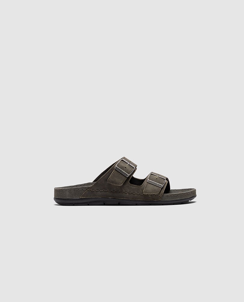 Raglan Slide, CHARCOAL, Front