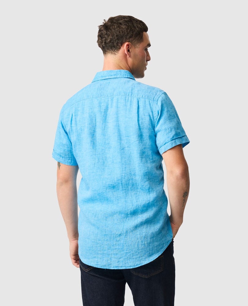 Cathedral Cove Sports Fit Shirt, COBALT, Back
