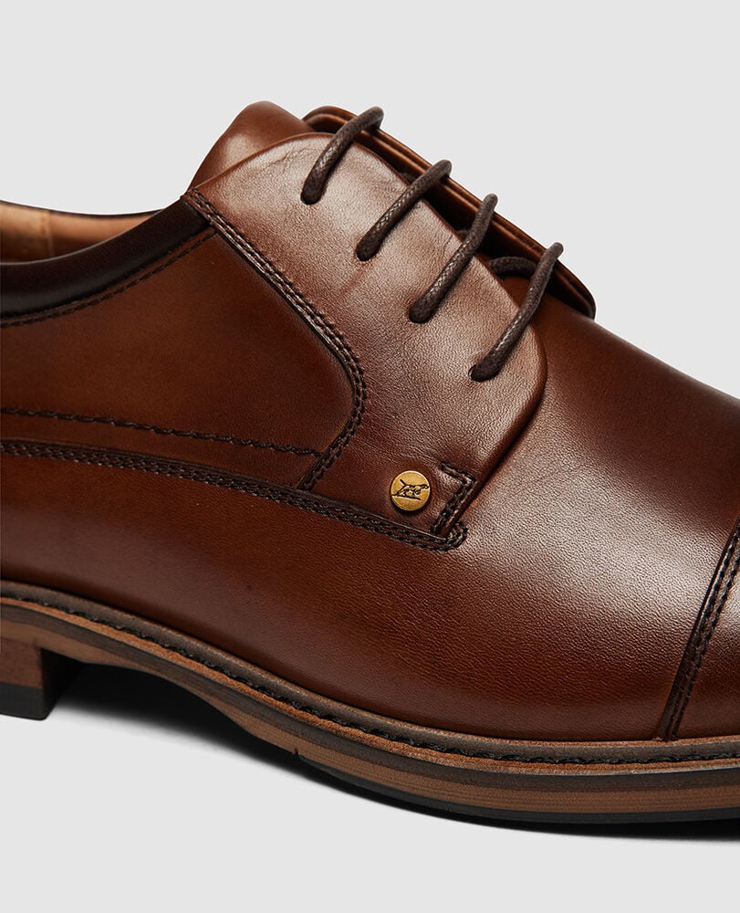 Darfield Derby Shoe, AMARETTO, Detail 3