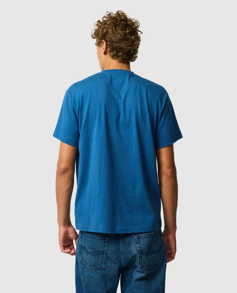 Wendon Valley Tee, DENIM, Back