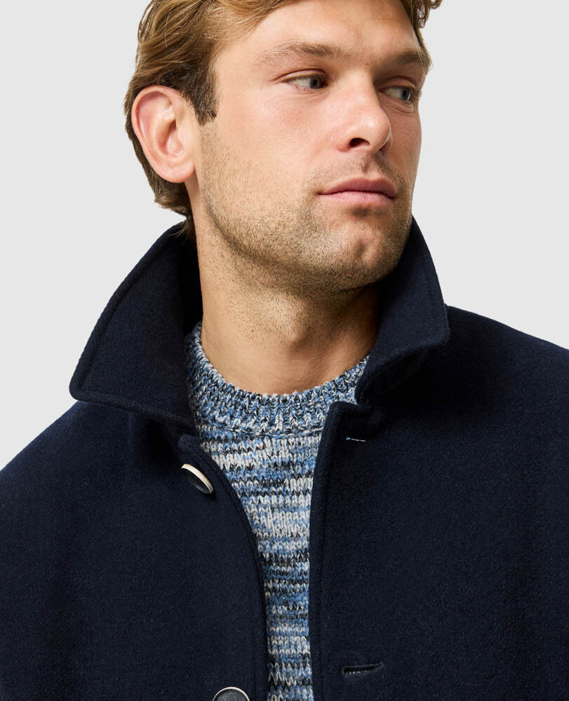 Garston Coat, MIDNIGHT, Detail 3