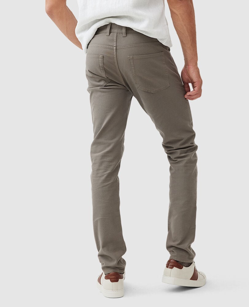 Motion Slim Fit Jean, PEBBLE, Back