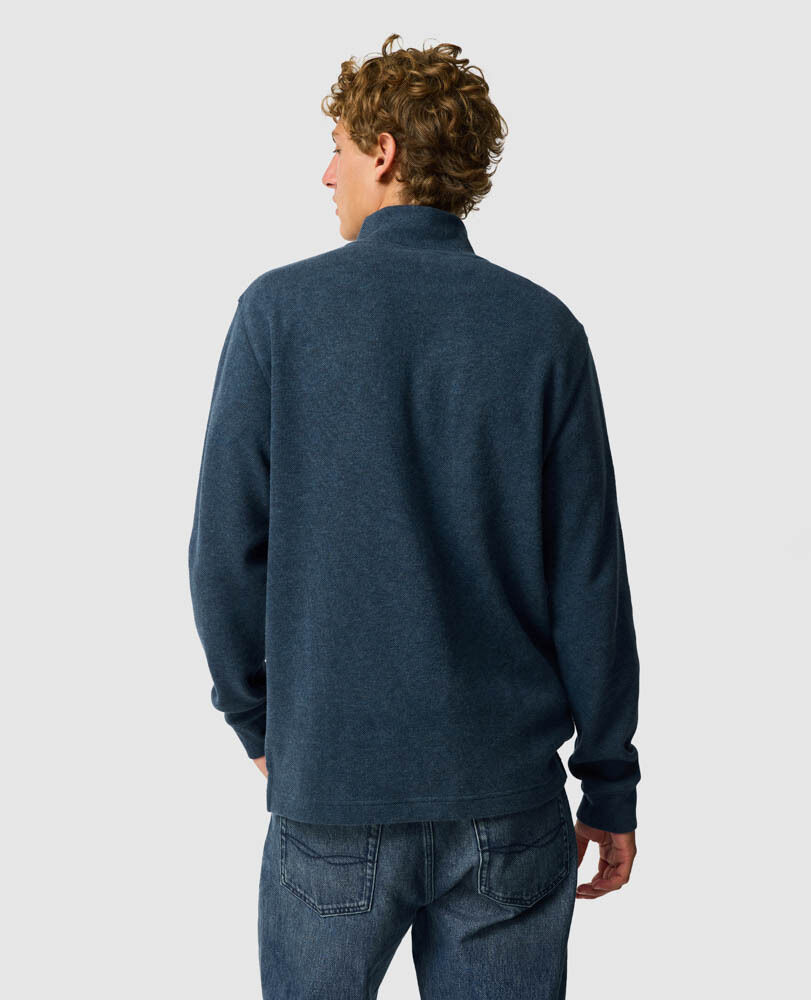 Sweatshirt col 1/4 zip alton ave, OCEAN FONC&Eacute;, Back