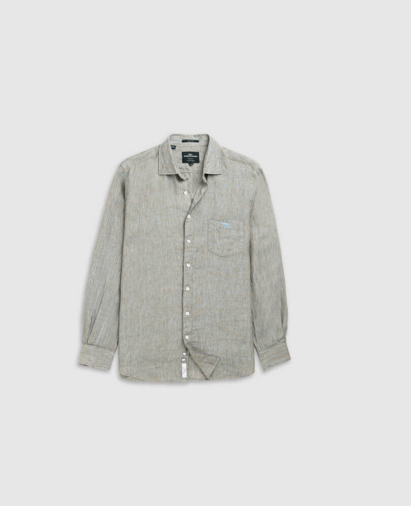 Coromandel 2 Sports Fit Shirt, TAUPE, Flat Lay