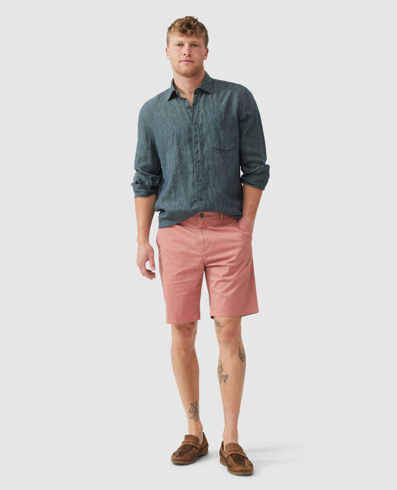 Cable Bay Shirt, ASH, Off Front