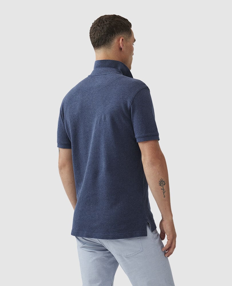 The Gunn Sports Fit Polo, ADRIATIC, Back