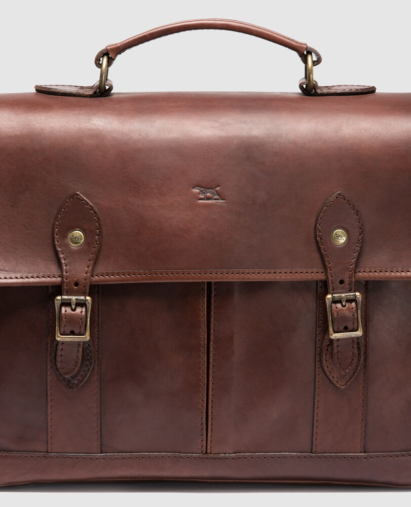 R&G Briefcase, CHOCOLATE, Detail 3