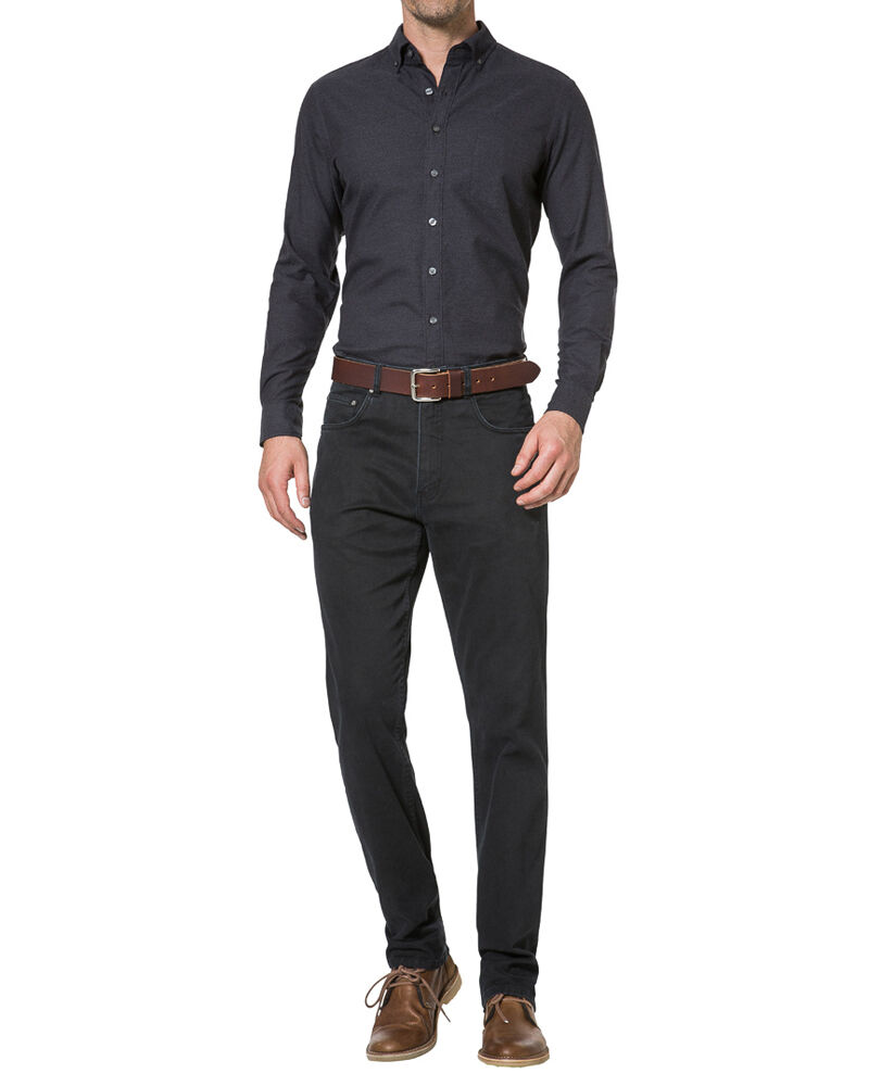 Pilkington Relaxed Fit Jean, PETROLE, Off Front