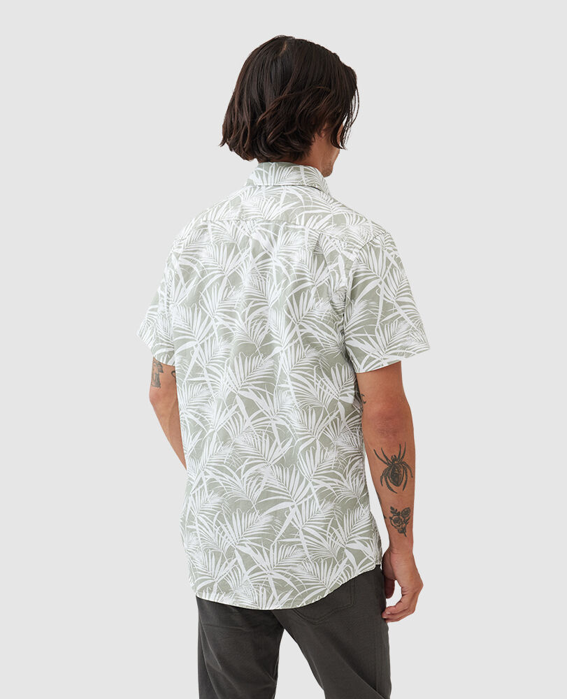 Montcalm Sports Fit Shirt, FATIGUE, Back