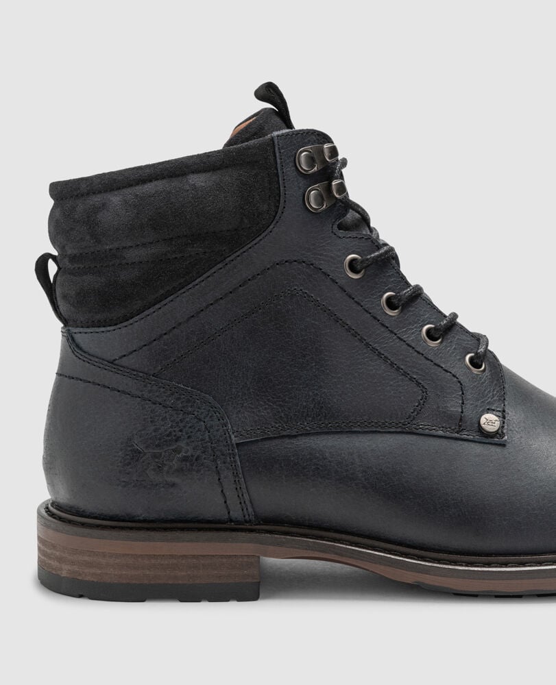 Dunedin Military Boot, ONYX WASH, Detail 3