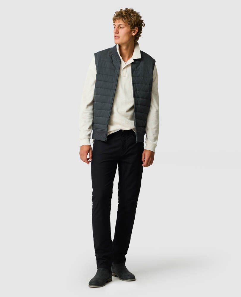 Long Sleeve Sports Fit Gunn Polo, NATURAL, Off Front