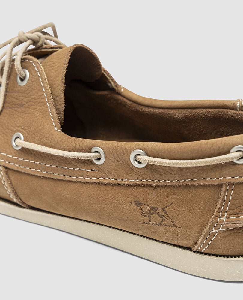 Viaduct Boat Shoe, TAN, Detail 3