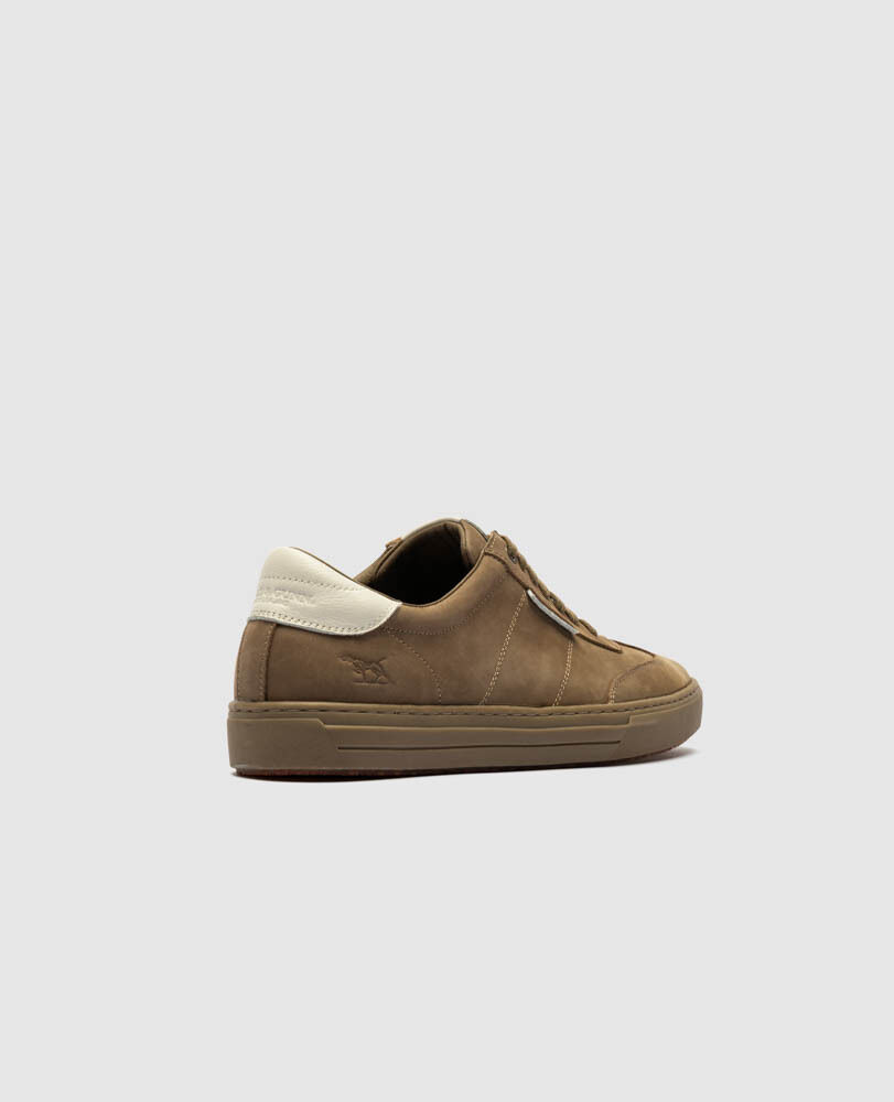 Treble Sneaker, SAND, Back