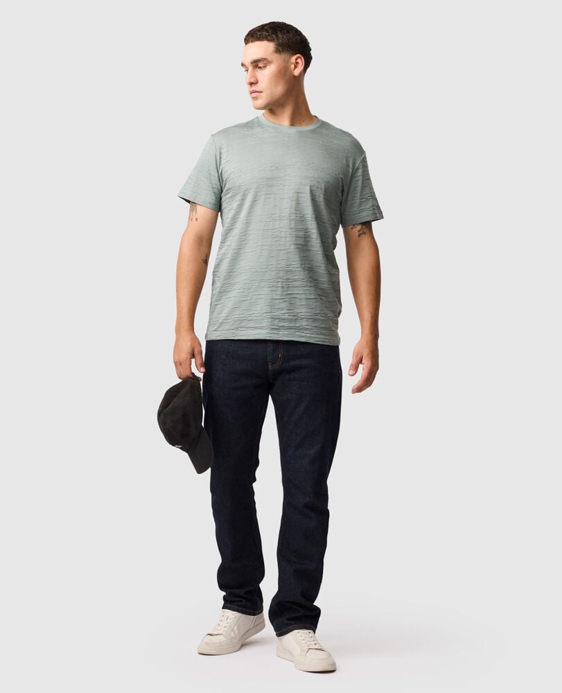 Leith Valley Sports Fit T-Shirt , SAGE GREEN, Off Front