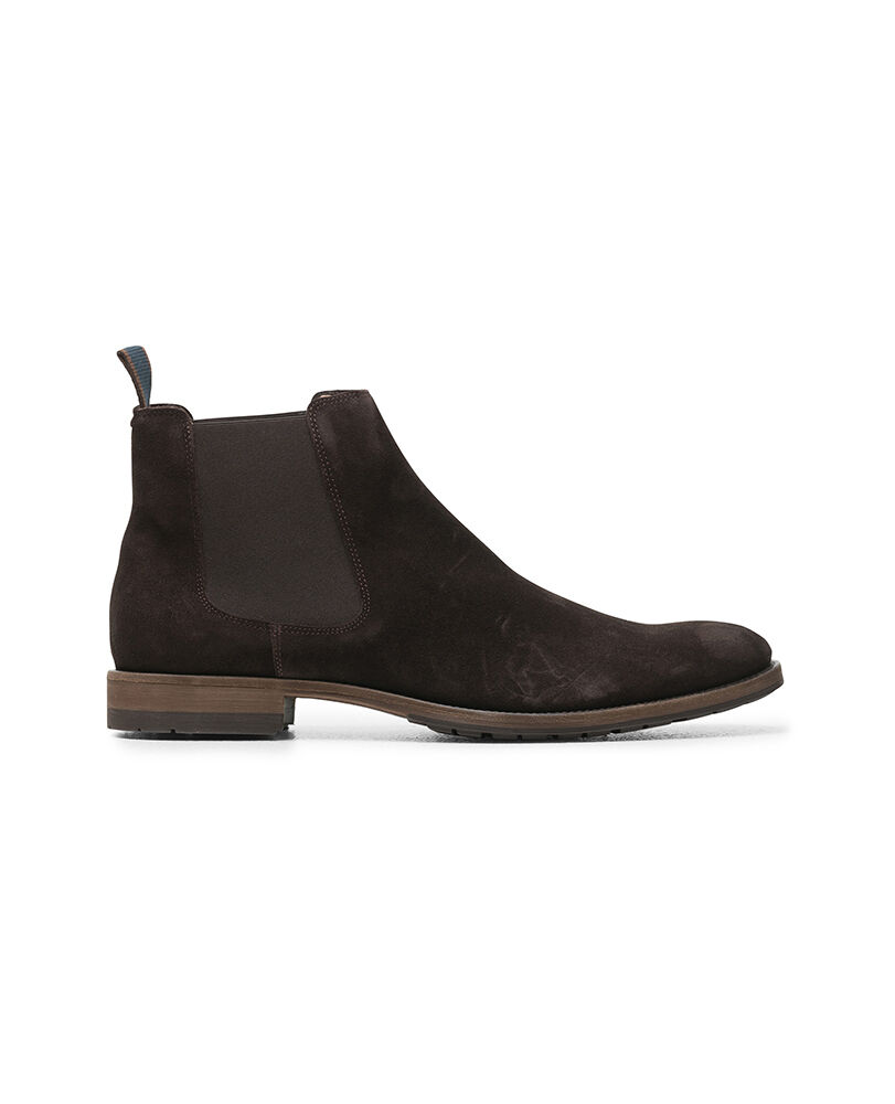 Murphys Road Chelsea Boot, DARK CHOCOLATE, Front