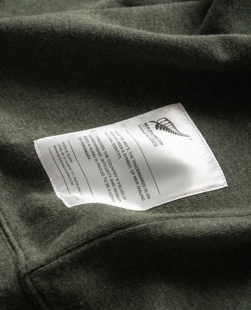 Fernmark Crew Sweat, LIQUORICE, Detail 3