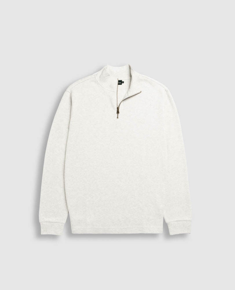 Alton Ave 1/4 Zip Sweatshirt, ICE GREY MARLE, Flat Lay