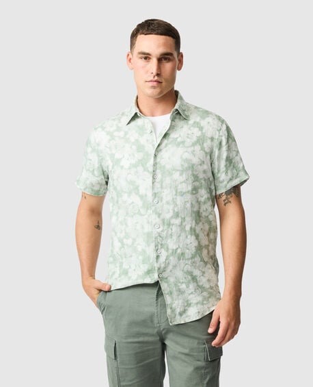 Springflat Sports Fit Shirt, PISTACHIO