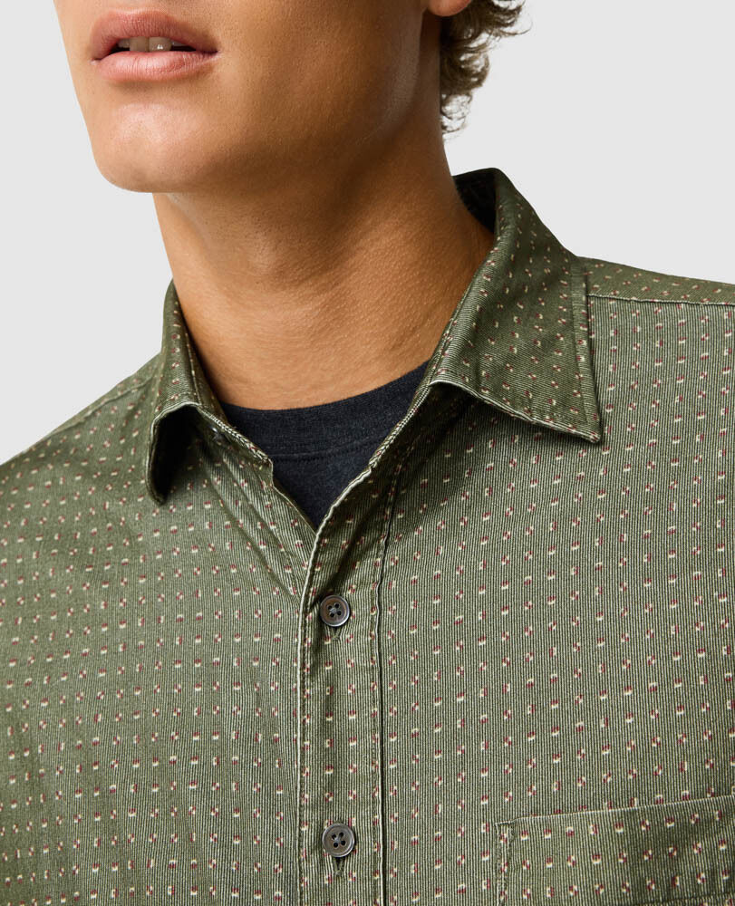 Little Jordan Spur Sports Fit Shirt, OLIVE, Detail 3