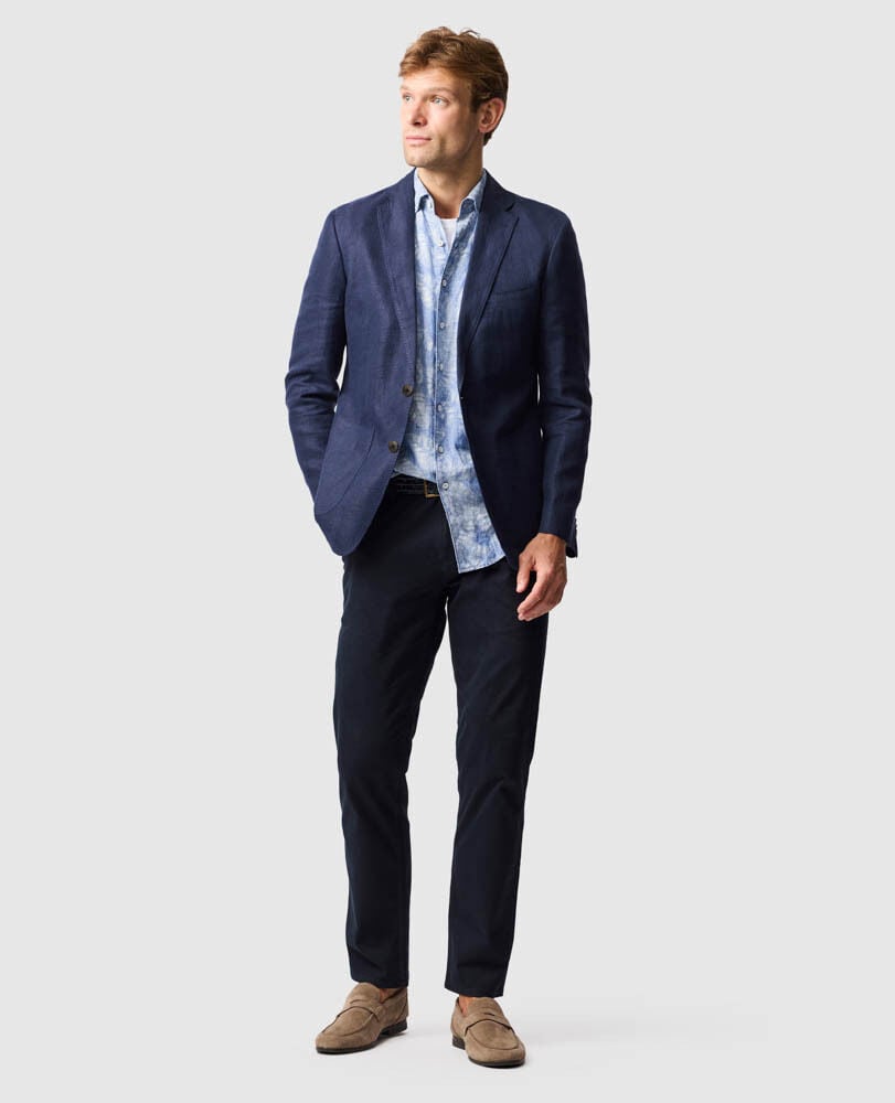 Jacke The Cascades mit sportlicher Passform, MITTERNACHT, Off Front