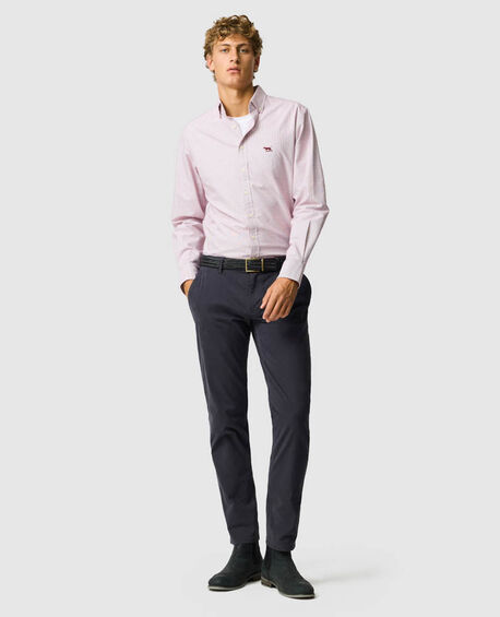 Gunn Oxford 2 Sports Fit Shirt, POPPY