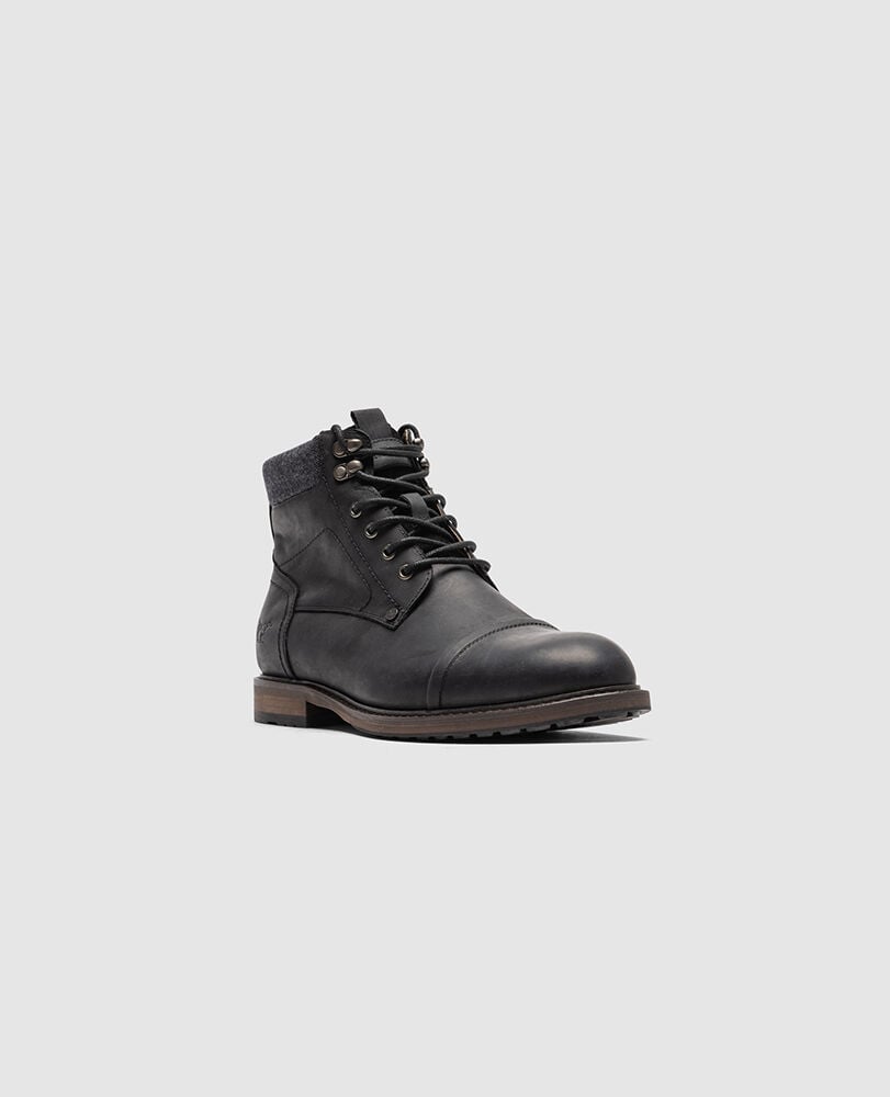 Dobson Cold Climate Military Boot, ONYX WASH, Off Front