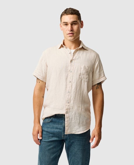 Palm Beach Sports Fit Shirt, NATURAL