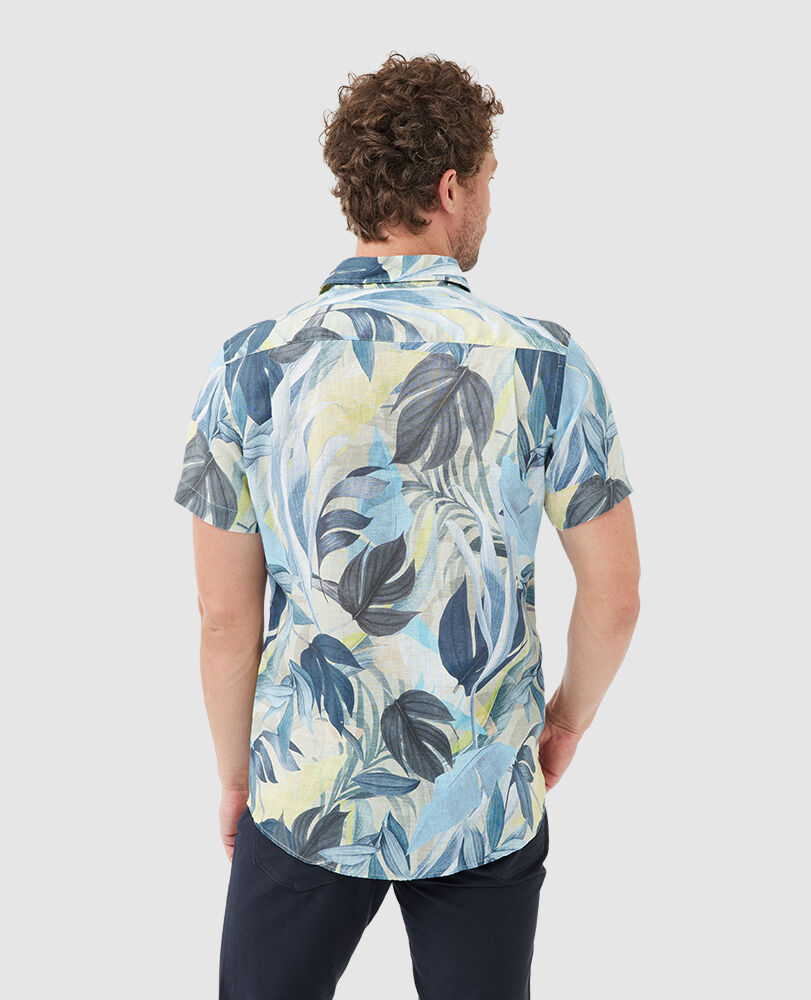 Edwin Street Sports Fit Shirt, LEMON, Front