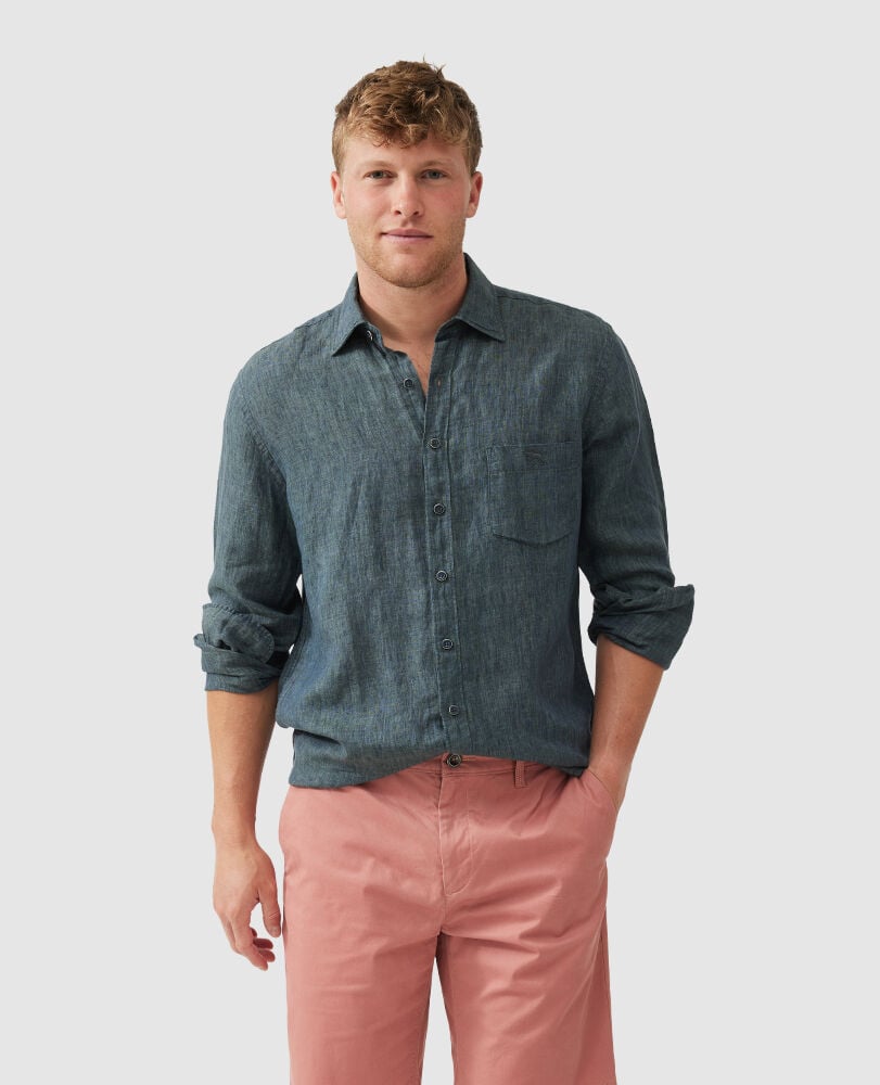 Cable Bay Shirt, ASH, Front