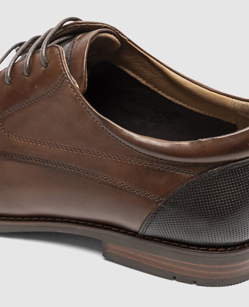 Loburn Derby Shoe, TEAK MULTI, Detail 3
