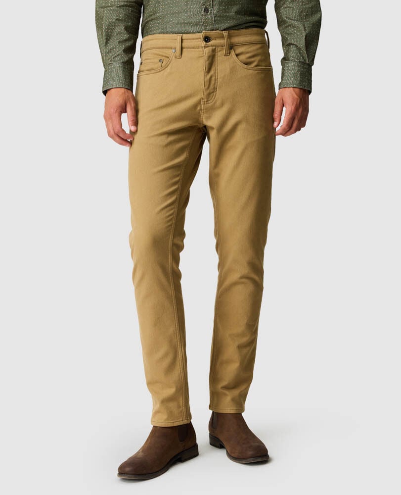 Motion Melange Straight Fit Jean, DESERT, Front