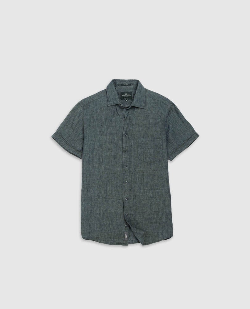 Palm Beach Sports Fit Shirt, ASH, Flat Lay