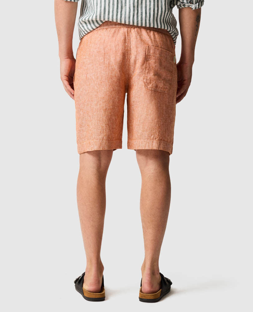 Linen 9" Resort Short, YAM, Back