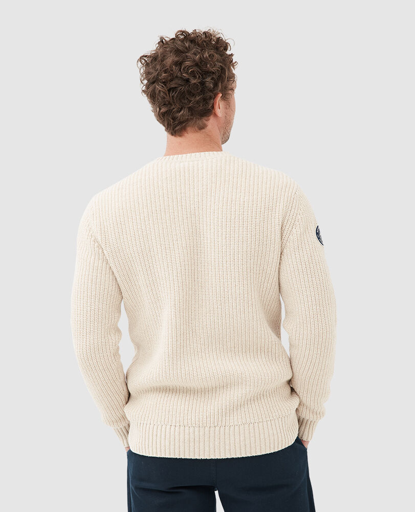 Twickenham Knit, NATURAL, Back