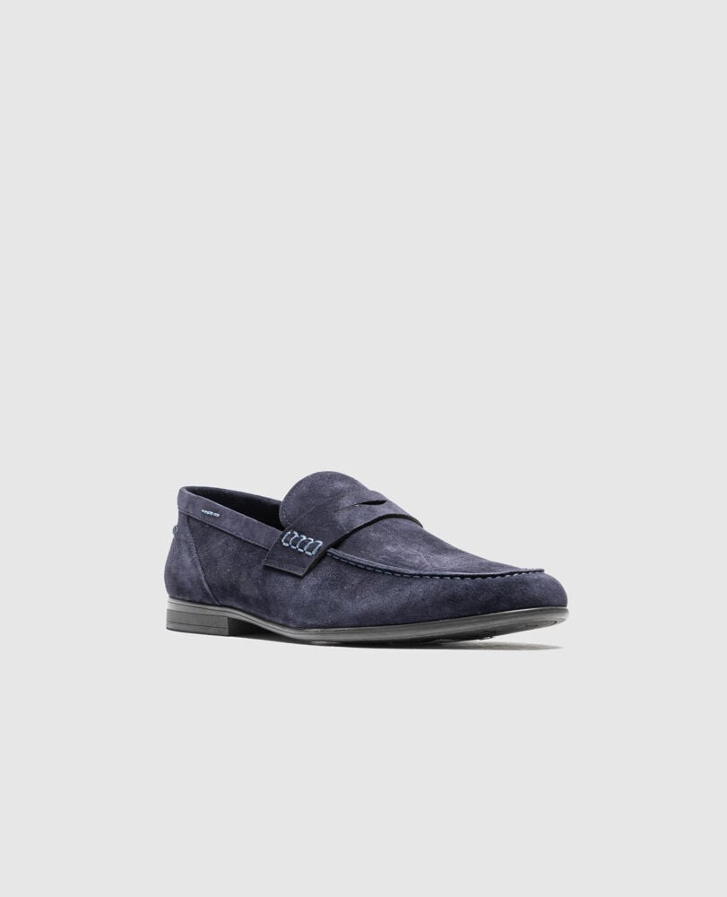 St. James Slipper, NAVY, Off Front