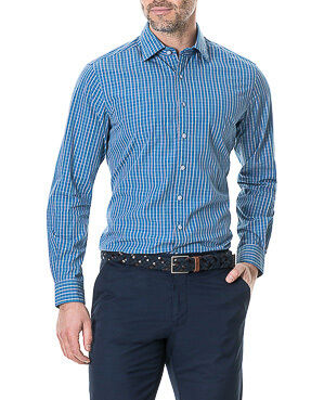 denim cutaway collar shirt